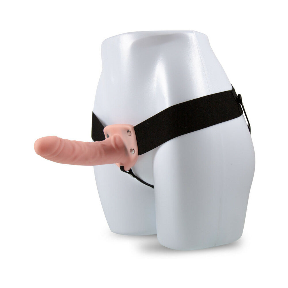 Dr. Skin 6 inches Hollow Strap On Beige