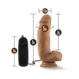 Loverboy MMA Fighter Remote-Controlled 7 inches Vibrating Dildo with Balls Tan