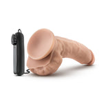 Coverboy Tennis Champ Remote-Controlled 9 inches Vibrating Dildo with Balls Beige