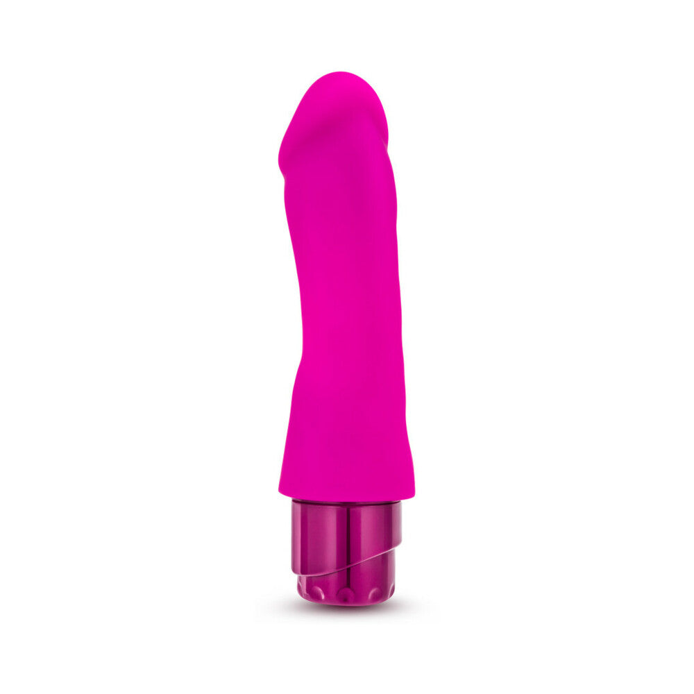 Luxe Marco 7.75 inches Silicone Vibrating Dildo Pink