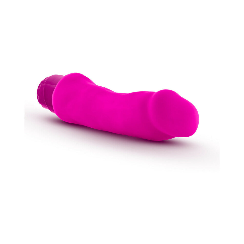 Luxe Marco 7.75 inches Silicone Vibrating Dildo Pink
