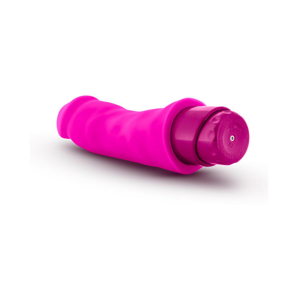 Luxe Marco 7.75 inches Silicone Vibrating Dildo Pink