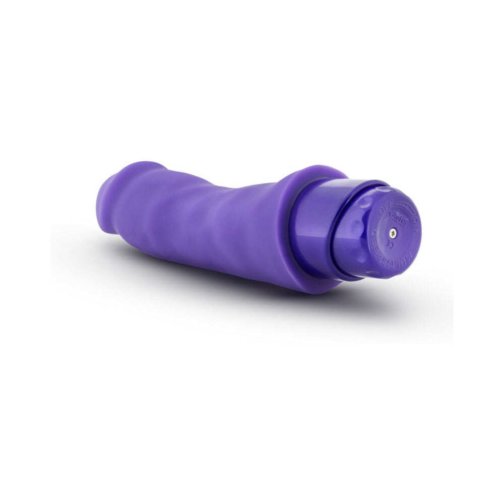 Luxe Marco 7.75 inches Silicone Vibrating Dildo Purple