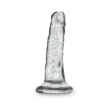 Naturally Yours 5.5 inches Glitter Dong Realistic Dildo Sparkling Clear