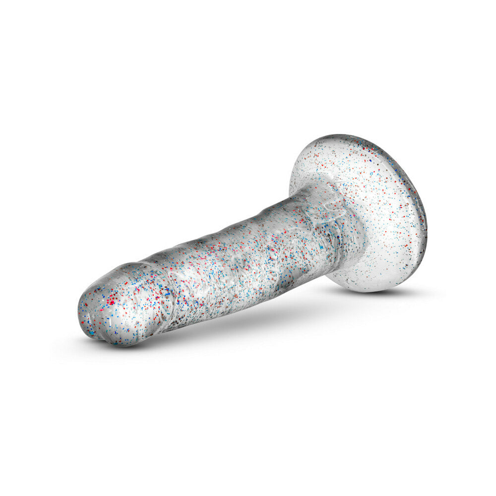 Naturally Yours 5.5 inches Glitter Dong Realistic Dildo Sparkling Clear