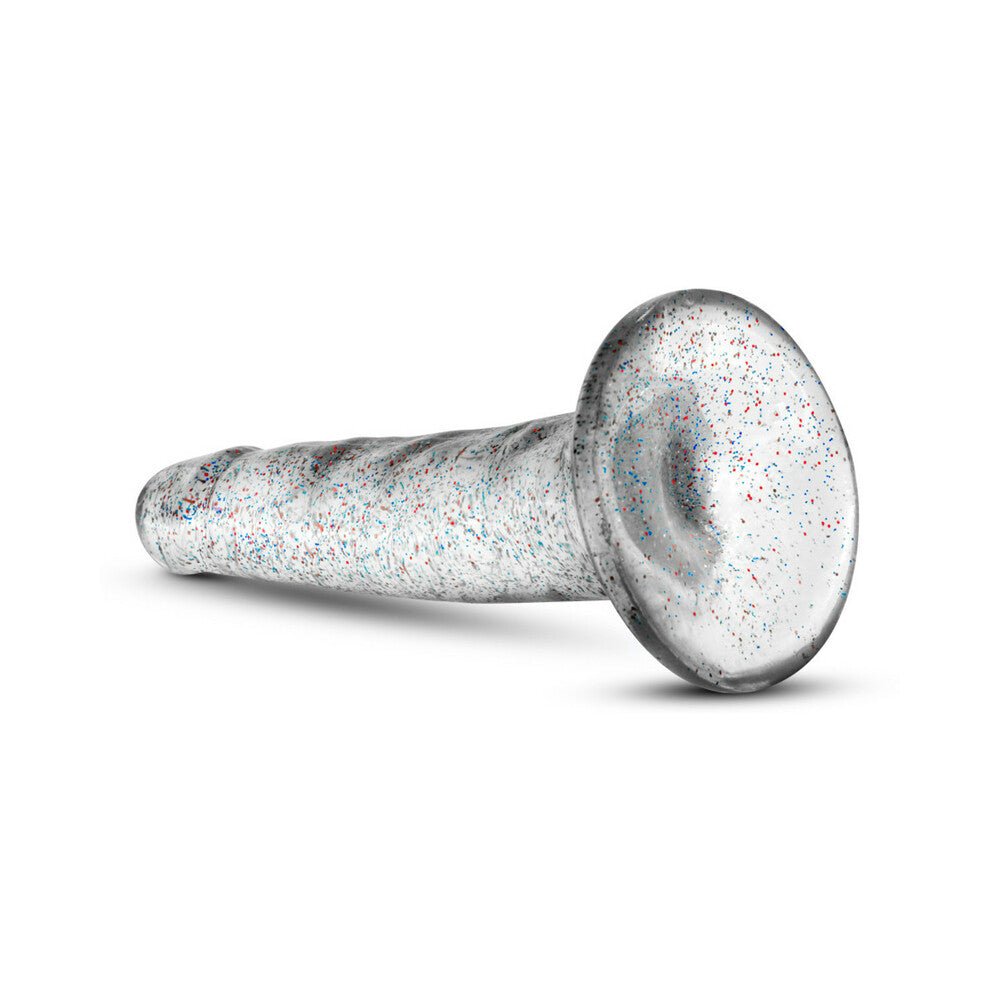 Naturally Yours 5.5 inches Glitter Dong Realistic Dildo Sparkling Clear