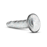 Naturally Yours 5.5 inches Glitter Dong Realistic Dildo Sparkling Clear