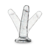 Naturally Yours 5.5 inches Glitter Dong Realistic Dildo Sparkling Clear