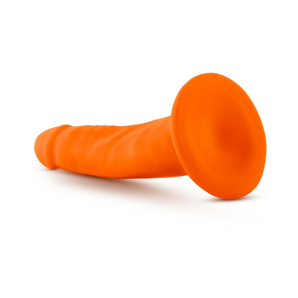 Neo 6 inches Dual Density Dildo Neon Orange