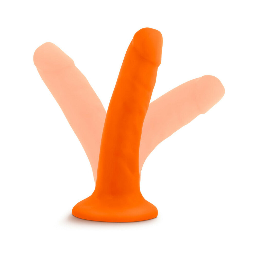 Neo 6 inches Dual Density Dildo Neon Orange