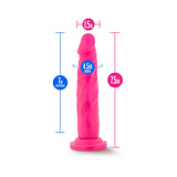 Neo 7.5 inches Dual Density Dildo Neon Pink