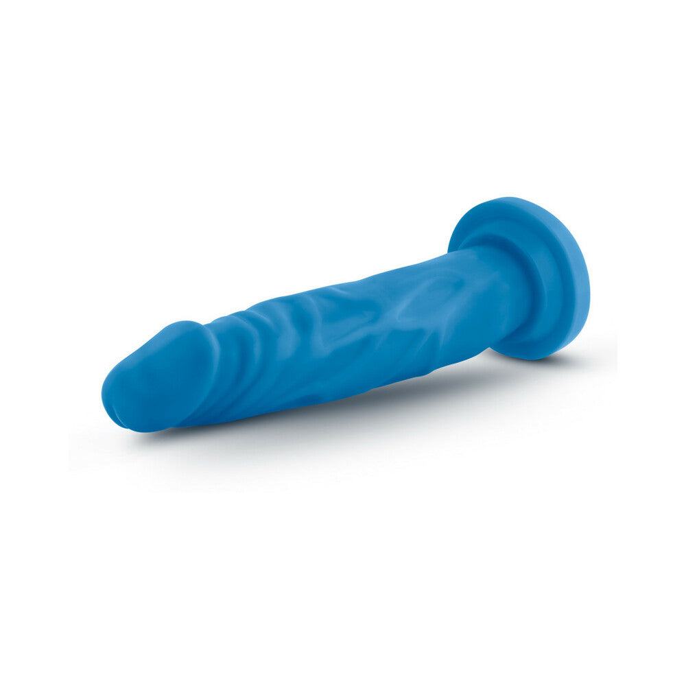 Neo 7.5 inches Dual Density Dildo Neon Blue