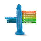 Neo 7.5 inches Dual Density Dildo Neon Blue
