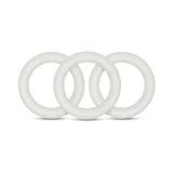 Blush Performance VS2 Pure Premium Silicone Cockrings 3-Pack Small White