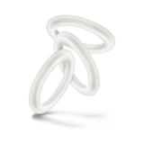 Blush Performance VS2 Pure Premium Silicone Cockrings 3-Pack Small White