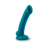 Blush Temptasia Reina 7 inches Silicone Dildo with Suction Cup Teal