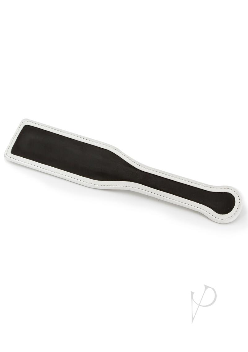 GLO Bondage Glow In The Dark Paddle Green on a white background ready for playful restraint adventures.