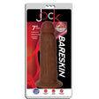 Jock 7 Inch Bareskin Suction Cup Dong Latte packaging showcasing its realistic feel and ultra-durable design.