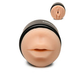 Mistress Double Shot Mini Masturbator Mouth & Pussy Light - dual-ended stroker for varied sensations.