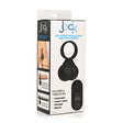 Jock 28x Vibrating Silicone Balls Large Black packaging featuring remote control and product details.