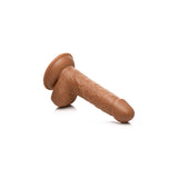 Jock Baseball Brian 7 Inch Dildo With Balls depicted at an angle with realistic details and texture.