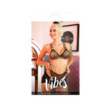 I'd Hit That Net Bralette & Panty Set L XL packaging with model showcasing its flirty design