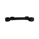 Sinful Soft Spreader Bar Black for comfortable restraint play with padded design for gentle skin contact.