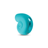 Revel Starlet Snail Air Suction Massager Teal side view showcasing its stylish design and control button.