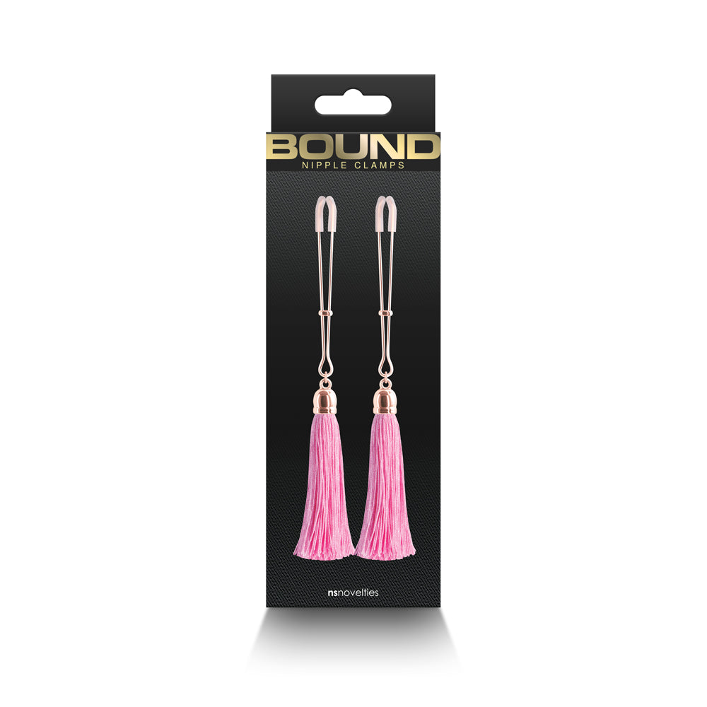 Bound Adjustable Nipple Clamps T1 Pink