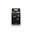 Bound Nipple Clamps M1 Gunmetal packaging featuring sleek design and nickel-free materials.