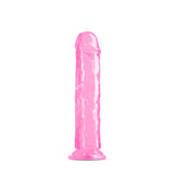 Fantasia Upper 6.5 inch Realistic Dildo Pink, lifelike dildo in a shiny pink finish, featuring a flexible design.