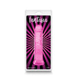 Fantasia Upper 6.5 inch Realistic Dildo Pink in packaging with black and pink striped background.