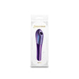 Seduction Nuvo Air Suction Stimulator Metallic Purple packaging showcasing its elegant design.