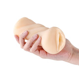 Hustler's Barely Legal Bianca Stroker White held in hand, showcasing realistic male masturbator design.