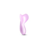Pure Eden Purple Rechargeable Silicone Vibrator is elegantly shaped with a soft, translucent purple finish.