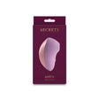 Secrets Aspen Lavender Air Pulse Clitoral Vibrator packaging showcasing a sleek, elegant design.