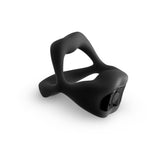 Techno Strobe App Compatible Cock Ring Black, a sleek and versatile vibrating ring for enhanced pleasure.