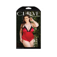 Fantasy Lingerie Cleo Skirted Teddy 3X 4X packaging showcasing smooth satin and lace design, perfect for fuller curves.