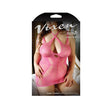 Sugar Coated Lace Net Dress Queen Size packaging displaying a flirty pink multi-way strap design.