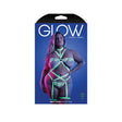 Night Vision Gartered Teddy Queen Size packaging showcasing glowing lingerie design and model.