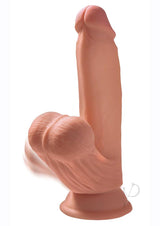 King Cock Plus 7 inch Triple Density Dildo Caramel with lifelike details and soft texture.