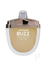 Buzz Ultra Liquid Vibrator Intimate Arousal Gel in sleek packaging from Doc Johnson for enhanced intimacy.