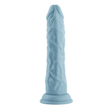 Femmefunn Wireless Turbo Shaft Realistic Vibrator Light Blue with lifelike design and textured surface for enhanced pleasure.