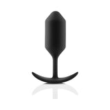 b-Vibe Snug Plug 3 Weighted Silicone Anal Plug Black