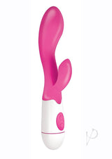 Lotus Sensual Massager No 2 Silicone Rabbit Vibrator Pink, a dual-action vibrator designed for maximum pleasure.