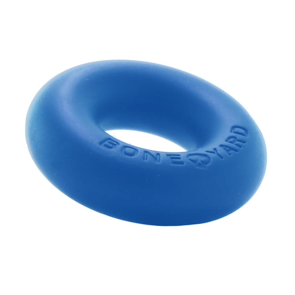 Boneyard Ultimate Silicone Cock Ring Blue, premium silicone ring for firmer, longer-lasting erections.