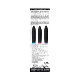 Evolved On The Spot Light-Up Rechargeable Silicone Bullet Vibrator Black
