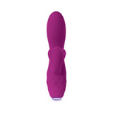 Evolved Glimmer Light-Up Rechargeable Silicone Dual Stimulator Purple