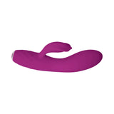 Evolved Glimmer Light-Up Rechargeable Silicone Dual Stimulator Purple