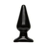 Doc Johnson Classic Butt Plug Large Black - smooth, tapered black anal plug for enhanced pleasure and comfort.